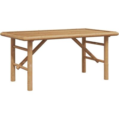 vidaXL Table basse en bambou naturel - Design rectangulaire minimaliste vidaXL Table basse en bambou naturel - Design rectangulaire minimaliste