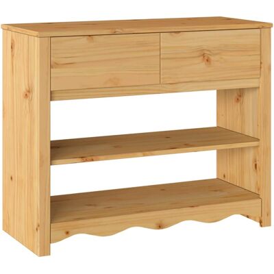vidaXL Table Console en Bois de Chêne - Console vidaXL Table Console en Bois de Chêne - Console