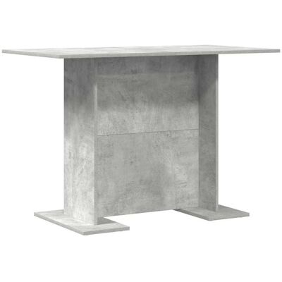 Table à Manger VidaXL Gris Béton - Moderne, Durable, Élégante 110x60x75 cm Table à Manger VidaXL Gris Béton - Moderne, Durable, Élégante 110x60x75 cm