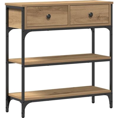 vidaXL - Oak Console Table - 72.5x25x75 cm - Oak - Table vidaXL - Oak Console Table - 72.5x25x75 cm - Oak - Table