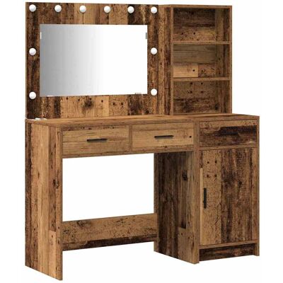 vidaXL Set aus 2 Altholz Holz Standard Stauraum Kosmetikset Brown - Ensemble cosmétique vidaXL Set aus 2 Altholz Holz Standard Stauraum Kosmetikset Brown - Ensemble cosmétique
