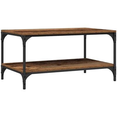 vidaXL Table basse Bois Ancien 80 x 50 x 40 cm Bois d'ingénierie vidaXL Table basse Bois Ancien 80 x 50 x 40 cm Bois d'ingénierie