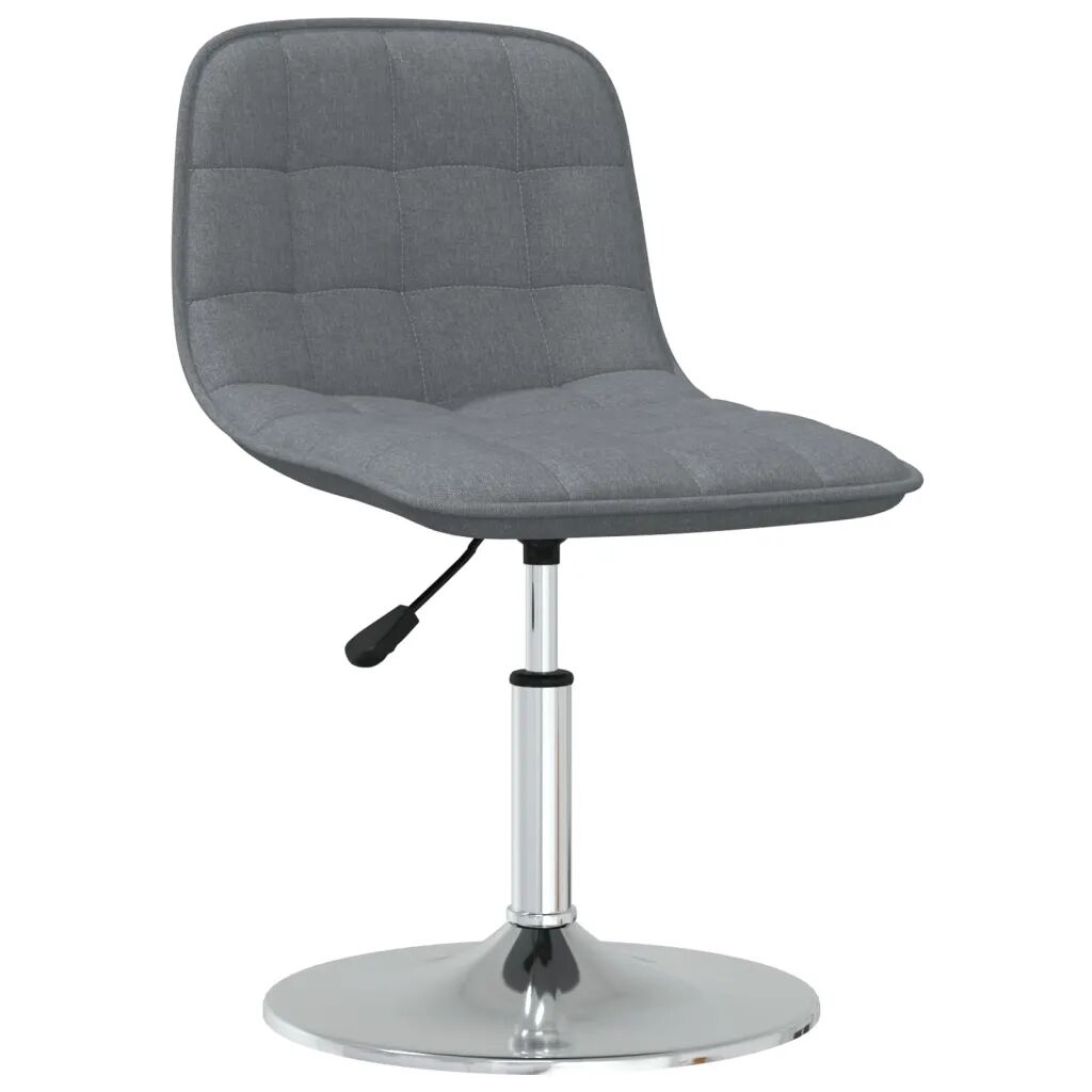 vidaXL Tabouret de bar Gris clair Tissu