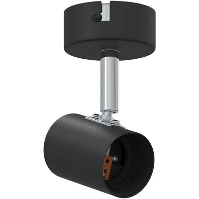 vidaXL Spot de plafond Noir 6,5 x 6 x 11,5 cm Métal vidaXL Spot de plafond Noir 6,5 x 6 x 11,5 cm Métal