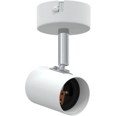 vidaXL Spot de plafond Blanc 6,5 x 6 x 11,5 cm Métal vidaXL Spot de plafond Blanc 6,5 x 6 x 11,5 cm Métal