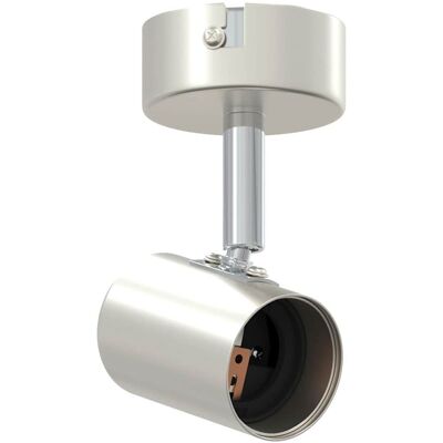 vidaXL Spot de plafond Nickel 6,5 x 6 x 11,5 cm Métal vidaXL Spot de plafond Nickel 6,5 x 6 x 11,5 cm Métal