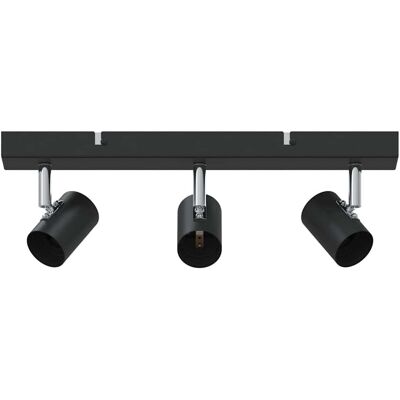 vidaXL Spot de plafond Noir 38 x 6,5 x 11,5 cm Métal vidaXL Spot de plafond Noir 38 x 6,5 x 11,5 cm Métal
