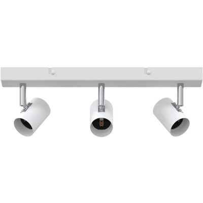 vidaXL Spot de plafond Blanc 38 x 6,5 x 11,5 cm Métal vidaXL Spot de plafond Blanc 38 x 6,5 x 11,5 cm Métal