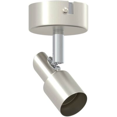 vidaXL Spot de plafond Nickel 8 x 8 x 10,5 cm Acier vidaXL Spot de plafond Nickel 8 x 8 x 10,5 cm Acier