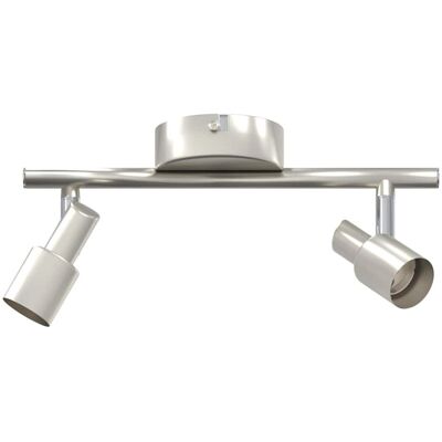 vidaXL Spot de plafond Nickel 25,5 x 8 x 11 cm Acier vidaXL Spot de plafond Nickel 25,5 x 8 x 11 cm Acier