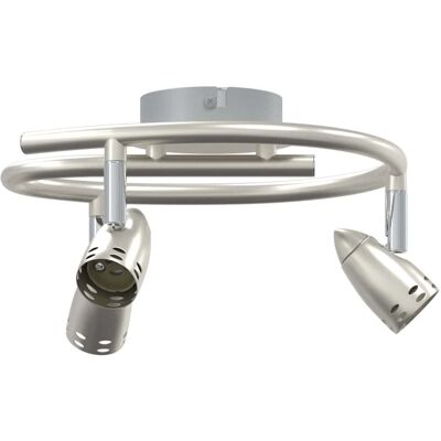 vidaXL Spot de plafond Nickel 24 x 22 x 12,5 cm Métal vidaXL Spot de plafond Nickel 24 x 22 x 12,5 cm Métal