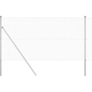 Ensemble de Clôture en Acier Galvanisé vidaXL 13 Poteaux 1,2x25 m Ensemble de Clôture en Acier Galvanisé vidaXL 13 Poteaux 1,2x25 m