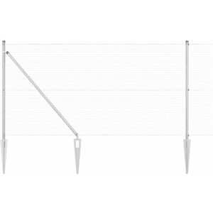 vidaXL Clôture en acier galvanisé avec 13 piquets 1,2x25 m - Clôture vidaXL Clôture en acier galvanisé avec 13 piquets 1,2x25 m - Clôture