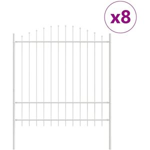 Panneau de Clôture de Jardin Blanc VidaXL 13,6x1,75 m Panneau de Clôture de Jardin Blanc VidaXL 13,6x1,75 m