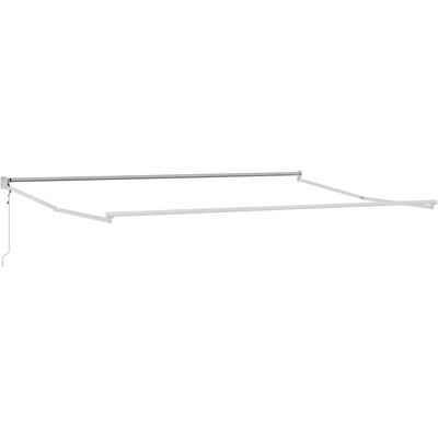 vidaXL Cadre de store rétractable Blanc 400 × 300 cm Aluminium vidaXL Cadre de store rétractable Blanc 400 × 300 cm Aluminium