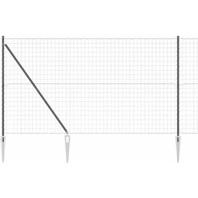 vidaXL Clôture Euro avec des Pointes 10 x 1,6 m Acier recouvert de PVC vidaXL Clôture Euro avec des Pointes 10 x 1,6 m Acier recouvert de PVC