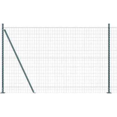 vidaXL Clôture Euro avec Base en Béton 10 x 1,4 m Vert Maille vidaXL Clôture Euro avec Base en Béton 10 x 1,4 m Vert Maille