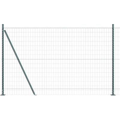 vidaXL Clôture Euro avec Base en Béton 10 x 1,4 m Vert Maille vidaXL Clôture Euro avec Base en Béton 10 x 1,4 m Vert Maille