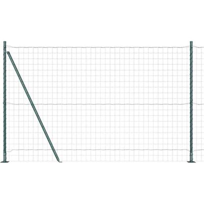 vidaXL Clôture Euro avec Base en Béton 10 x 1,6 m Vert Maille vidaXL Clôture Euro avec Base en Béton 10 x 1,6 m Vert Maille