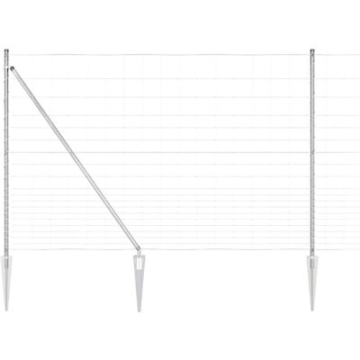 vidaXL Clôture en fil soudé avec pointes 25 x 1,6 m Acier galvanisé vidaXL Clôture en fil soudé avec pointes 25 x 1,6 m Acier galvanisé