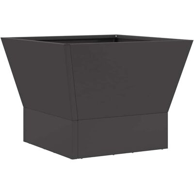 vidaXL Foyer de cheminée Noir 40 x 40 x 35 cm Acier patiné vidaXL Foyer de cheminée Noir 40 x 40 x 35 cm Acier patiné