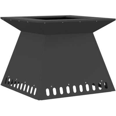 Vidaxl - Foyer Extérieur - Acier Noir 60x60x50 cm Vidaxl - Foyer Extérieur - Acier Noir 60x60x50 cm