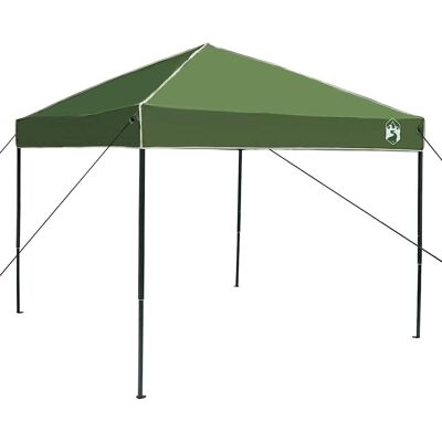 vidaXL Tente à abri 243 x 243 x 251 cm Vert Tissu vidaXL Tente à abri 243 x 243 x 251 cm Vert Tissu