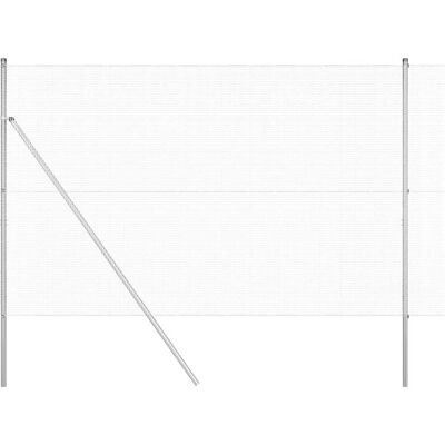 vidaXL 13 Poteaux 1.5x50 m Clôture en Acier Galvanisé vidaXL 13 Poteaux 1.5x50 m Clôture en Acier Galvanisé