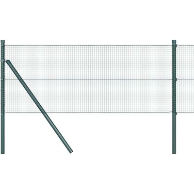 Poteaux de clôture en métal vert vidaXL - Clôture Poteaux de clôture en métal vert vidaXL - Clôture