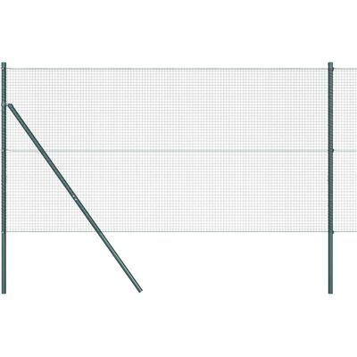 vidaXL Clôture de Jardin 13 Poteaux Vert 1.2x50m - Clôture vidaXL Clôture de Jardin 13 Poteaux Vert 1.2x50m - Clôture