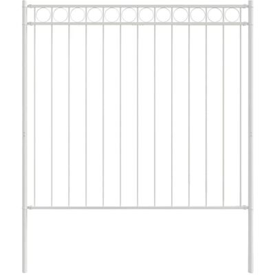 Panneau de clôture de jardin blanc 1,7x1,5 m vidaXL - Panneau de clôture de jardin Panneau de clôture de jardin blanc 1,7x1,5 m vidaXL - Panneau de clôture de jardin
