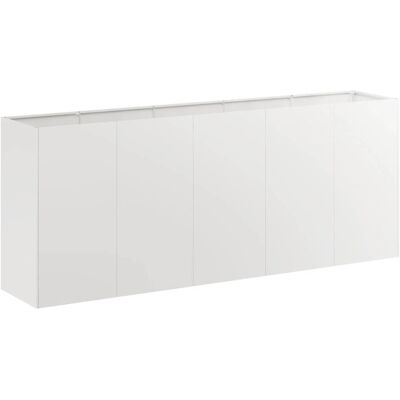 vidaXL Jardinera 200x40x80 cm Acier Inox vidaXL Jardinera 200x40x80 cm Acier Inox