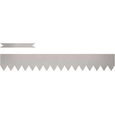 vidaXL Acier patiné 100x0.5x15 cm Durable clôture de jardin - Clôture de jardin vidaXL Acier patiné 100x0.5x15 cm Durable clôture de jardin - Clôture de jardin