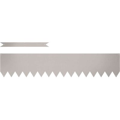 vidaXL Acier galvanisé durable Bordure de jardin - Type de Jardin vidaXL Acier galvanisé durable Bordure de jardin - Type de Jardin