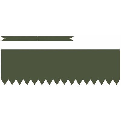 vidaXL Bordure de Jardin en Plastique Vert - Extensible vidaXL Bordure de Jardin en Plastique Vert - Extensible