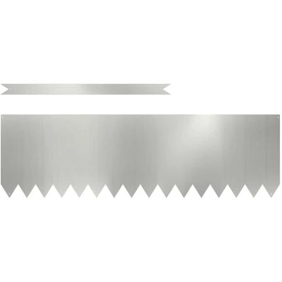 vidaXL Bordure de jardin en acier galvanisé - 100 x 0,5 x 30 cm vidaXL Bordure de jardin en acier galvanisé - 100 x 0,5 x 30 cm