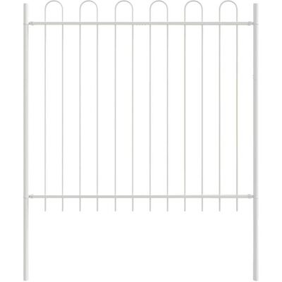 Clôture de jardin en acier blanc Vidaxl 1,7x1,5 m - Clôture de jardin Clôture de jardin en acier blanc Vidaxl 1,7x1,5 m - Clôture de jardin