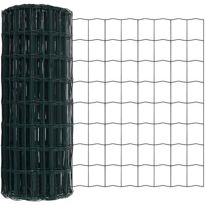 vidaXL Clôture Euro Vert 0,6 x 10 m Fer revêtu de PVC vidaXL Clôture Euro Vert 0,6 x 10 m Fer revêtu de PVC