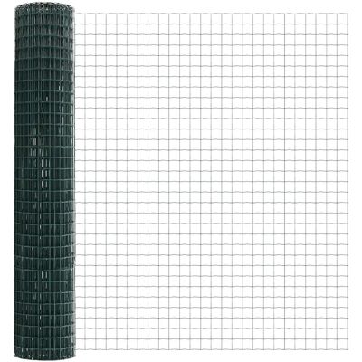 vidaXL Clôture Euro avec poteau 10 x 1,5 m Acier recouvert de PVC Vert vidaXL Clôture Euro avec poteau 10 x 1,5 m Acier recouvert de PVC Vert