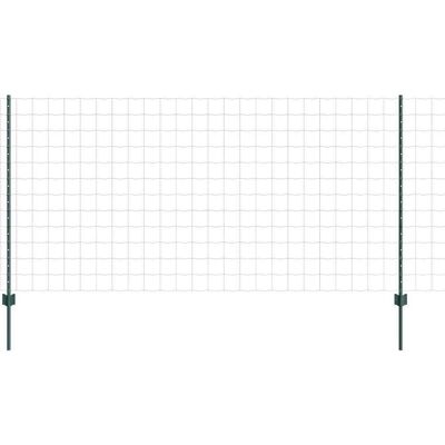 vidaXL Clôture Euro avec poteau 25 x 1,2 m Acier recouvert de PVC Vert vidaXL Clôture Euro avec poteau 25 x 1,2 m Acier recouvert de PVC Vert