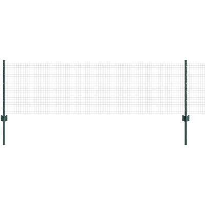 Clôture de jardin vidaXL avec 11 piquets - Métal robuste, Vert, 0,6x25 m Clôture de jardin vidaXL avec 11 piquets - Métal robuste, Vert, 0,6x25 m