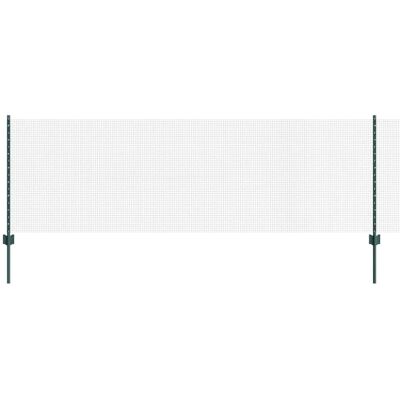 vidaXL Clôture en fil soudé avec poteaux 100 x 0,8 m Vert Maille vidaXL Clôture en fil soudé avec poteaux 100 x 0,8 m Vert Maille