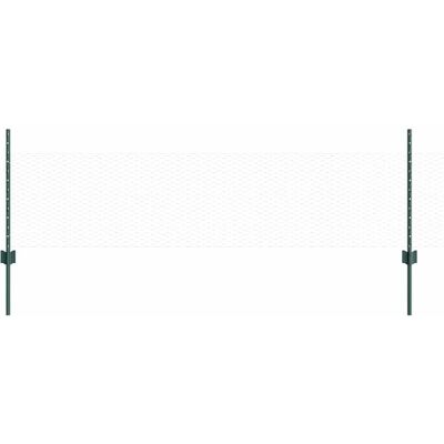 Ensemble de Clôture en Maille Hexagonale Verte vidaXL - Barrière Extérieure Ensemble de Clôture en Maille Hexagonale Verte vidaXL - Barrière Extérieure