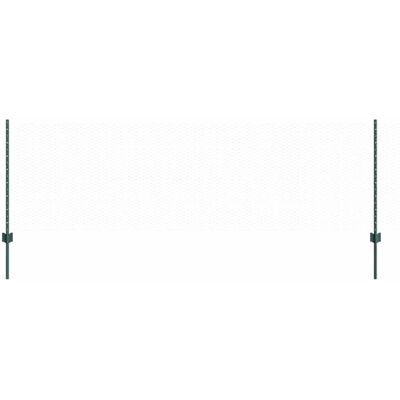vidaXL Clôture Hexagonale Verte 0,8x50 m Acier - Clôture vidaXL Clôture Hexagonale Verte 0,8x50 m Acier - Clôture