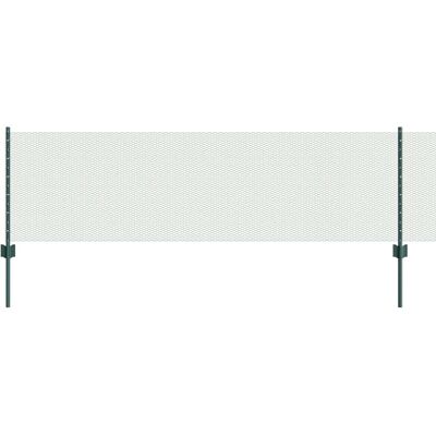 vidaXL Clôture hexagonale avec poteau 100 x 0,6 m Vert Maille vidaXL Clôture hexagonale avec poteau 100 x 0,6 m Vert Maille