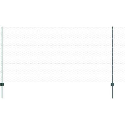 vidaXL Clôture de jardin hexagonale 1,2x100 m vert métal vidaXL Clôture de jardin hexagonale 1,2x100 m vert métal