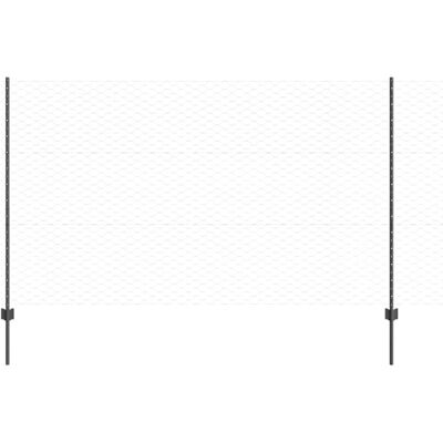 Clôture U-Channel Grise 140cm en Acier Kit de Jardin Clôture U-Channel Grise 140cm en Acier Kit de Jardin