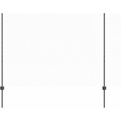 Clôture en Métal Gris 22 pcs U-Channel 160cm - Clôture Hexagonale 1.6x50m Clôture en Métal Gris 22 pcs U-Channel 160cm - Clôture Hexagonale 1.6x50m