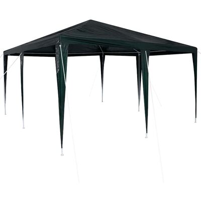 vidaXL Tente de fête Vert 400 x 400 x 266 cm Polyéthylène et acier vidaXL Tente de fête Vert 400 x 400 x 266 cm Polyéthylène et acier