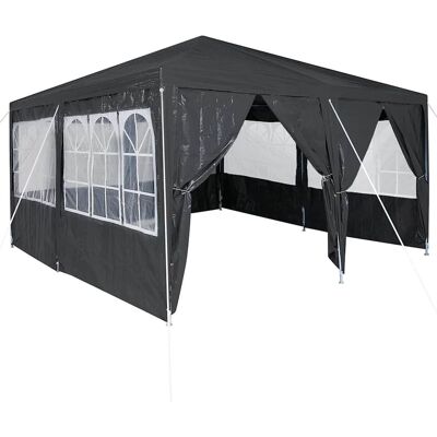 vidaXL Tente de fête Anthracite 400 x 400 x 266 cm Polyéthylène vidaXL Tente de fête Anthracite 400 x 400 x 266 cm Polyéthylène